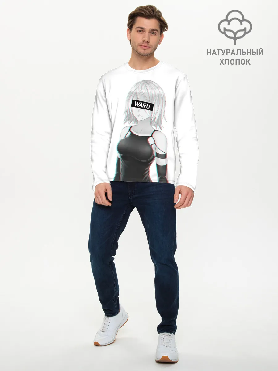 Мужской лонгслив базовый / A2 | WAIFU