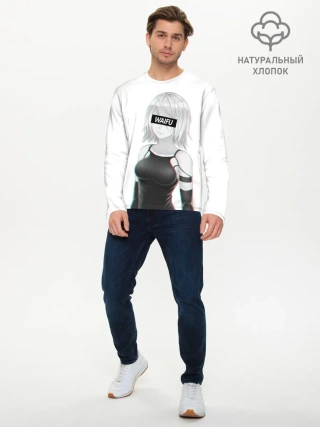 Мужской лонгслив базовый / A2 | WAIFU