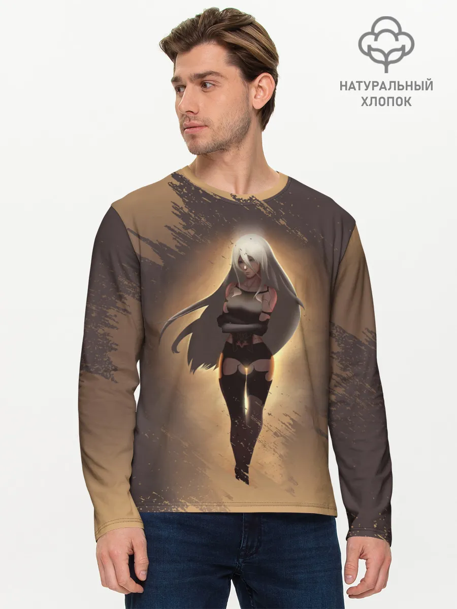 Мужской лонгслив базовый / Type A No.2 | Nier Automata