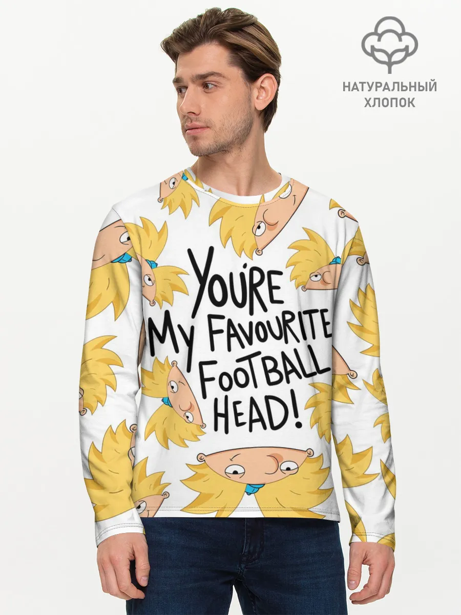 Мужской лонгслив базовый / Youre my favourite
