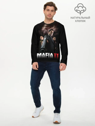 Мужской лонгслив базовый / Мафиозное братство