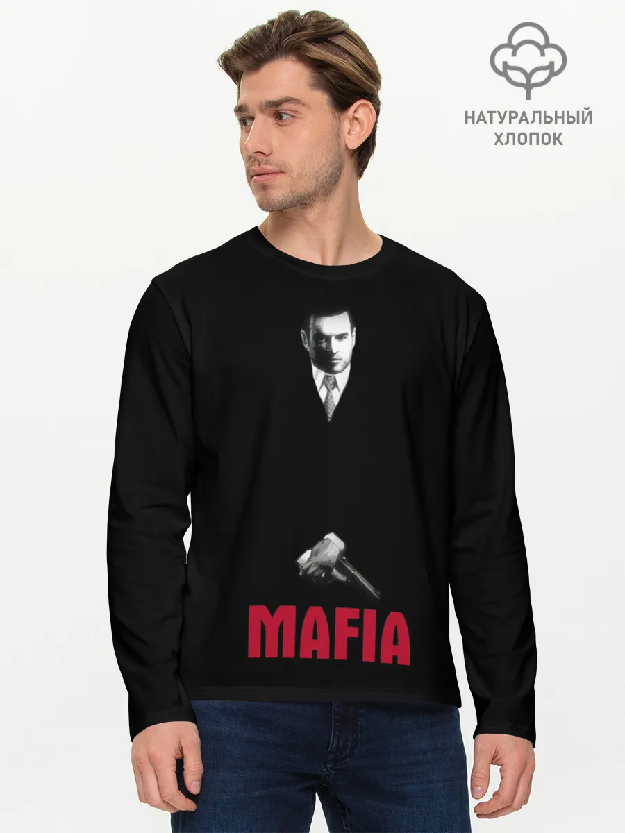 Мужской лонгслив базовый / Томас Анжело