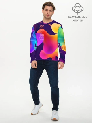 Мужской лонгслив базовый / Rainbow T-Shirt
