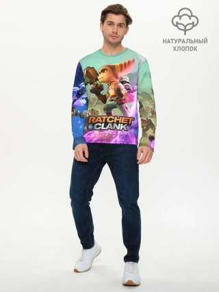 Мужской лонгслив базовый / Ratchet & Clank: Rift Apart