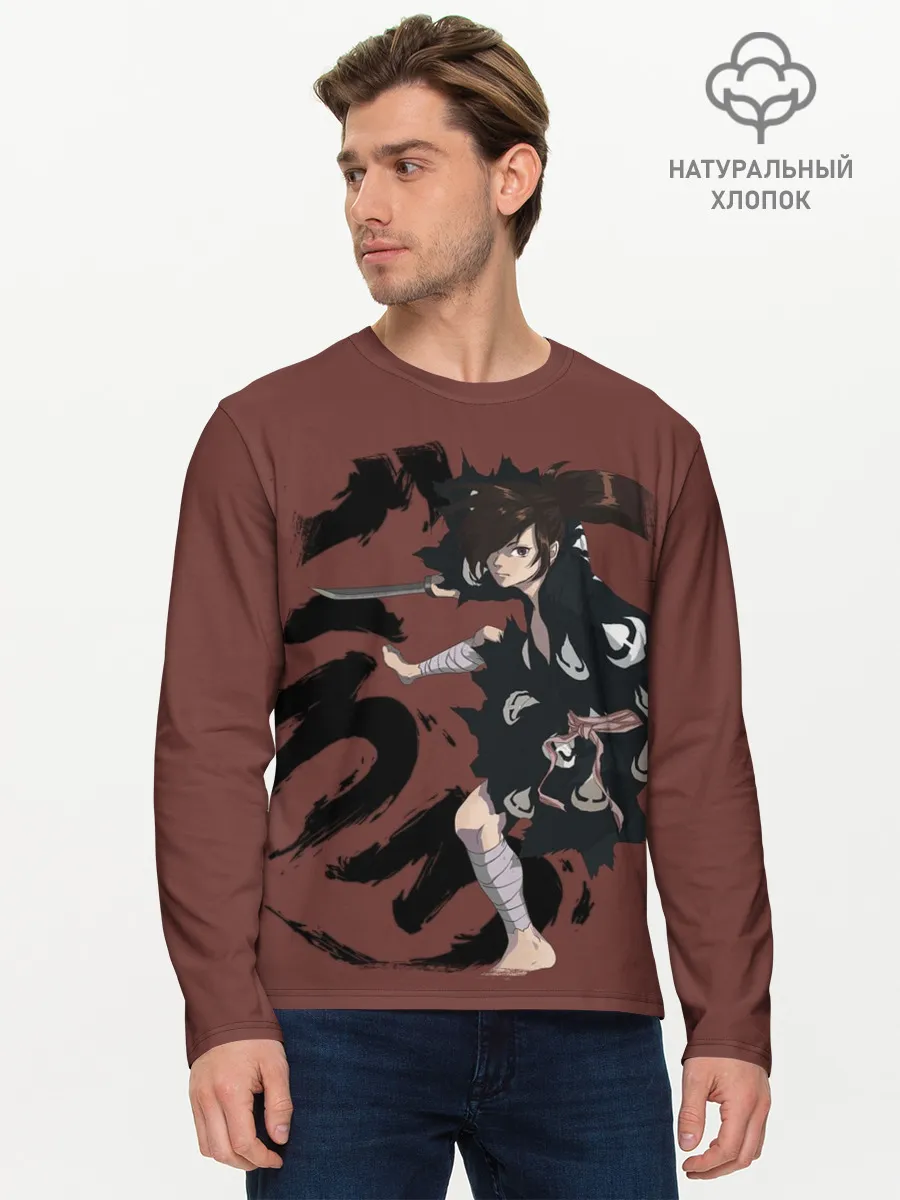 Мужской лонгслив базовый / Хяккимару