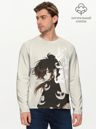 Мужской лонгслив базовый / Hyakkimaru