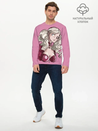 Мужской лонгслив базовый / Милая Такамаки