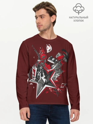 Мужской лонгслив базовый / Mask of Ren