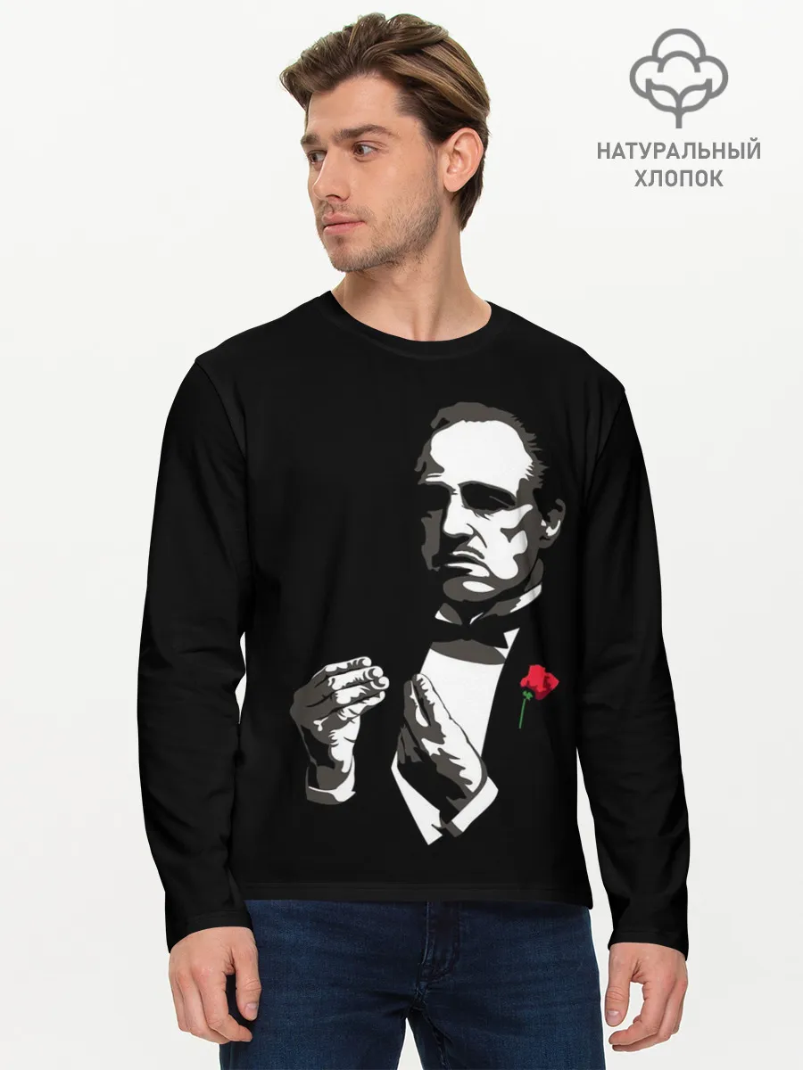 Мужской лонгслив базовый / Крёстный Отец | The Godfather