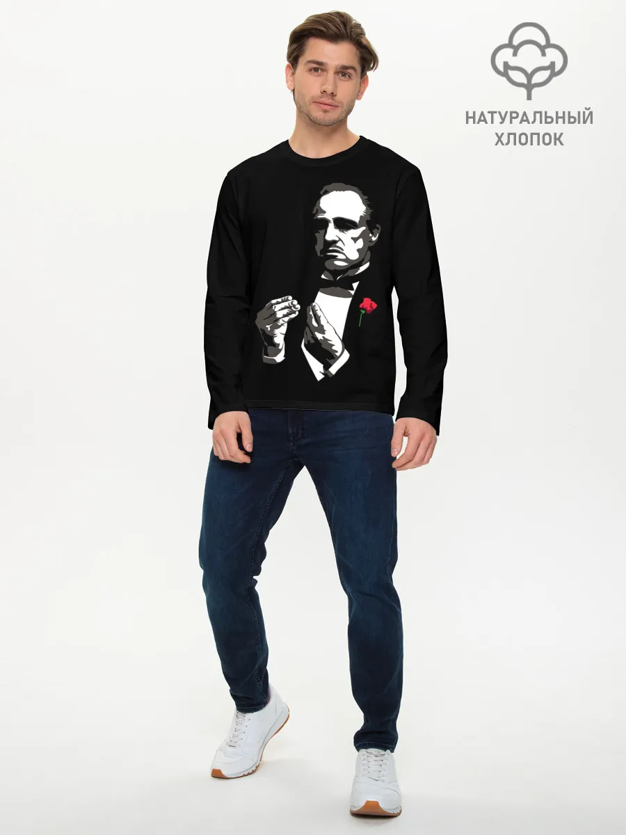 Мужской лонгслив базовый / Крёстный Отец | The Godfather