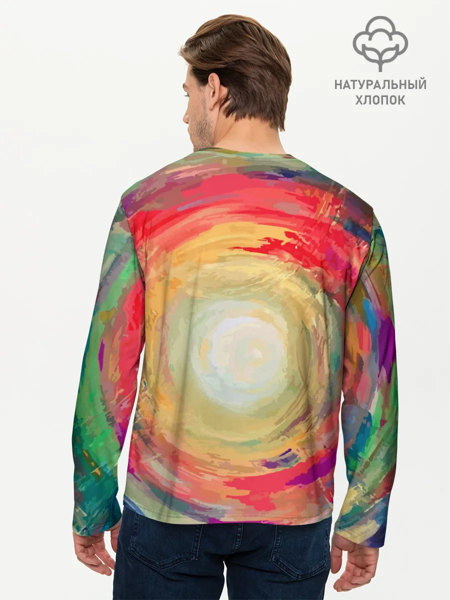 Мужской лонгслив базовый / Восход