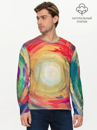 Мужской лонгслив базовый / Восход