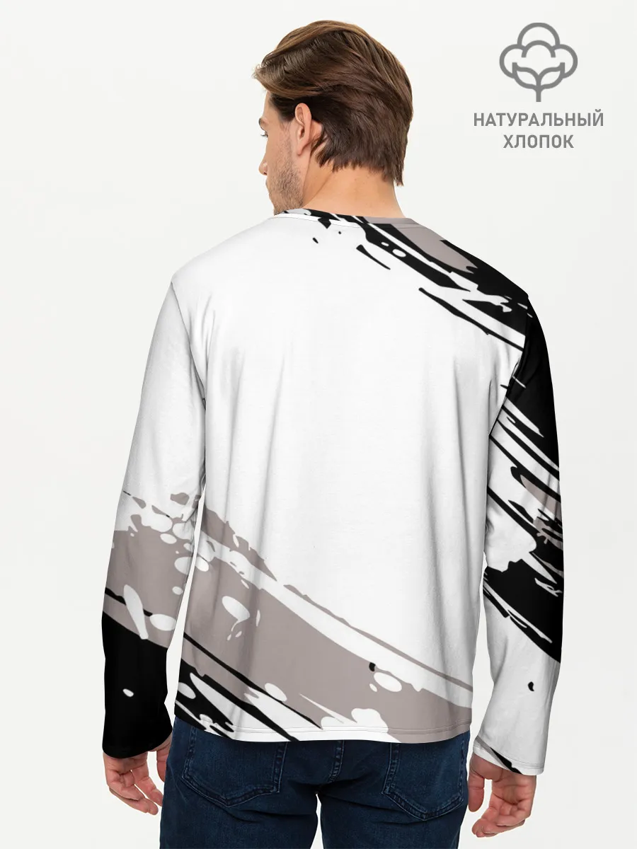 Мужской лонгслив базовый / Обед на четверых. ВОЛЕЙБОЛ!!