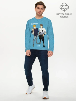 Мужской лонгслив базовый / Старшая Инаризаки | Haikyuu!!