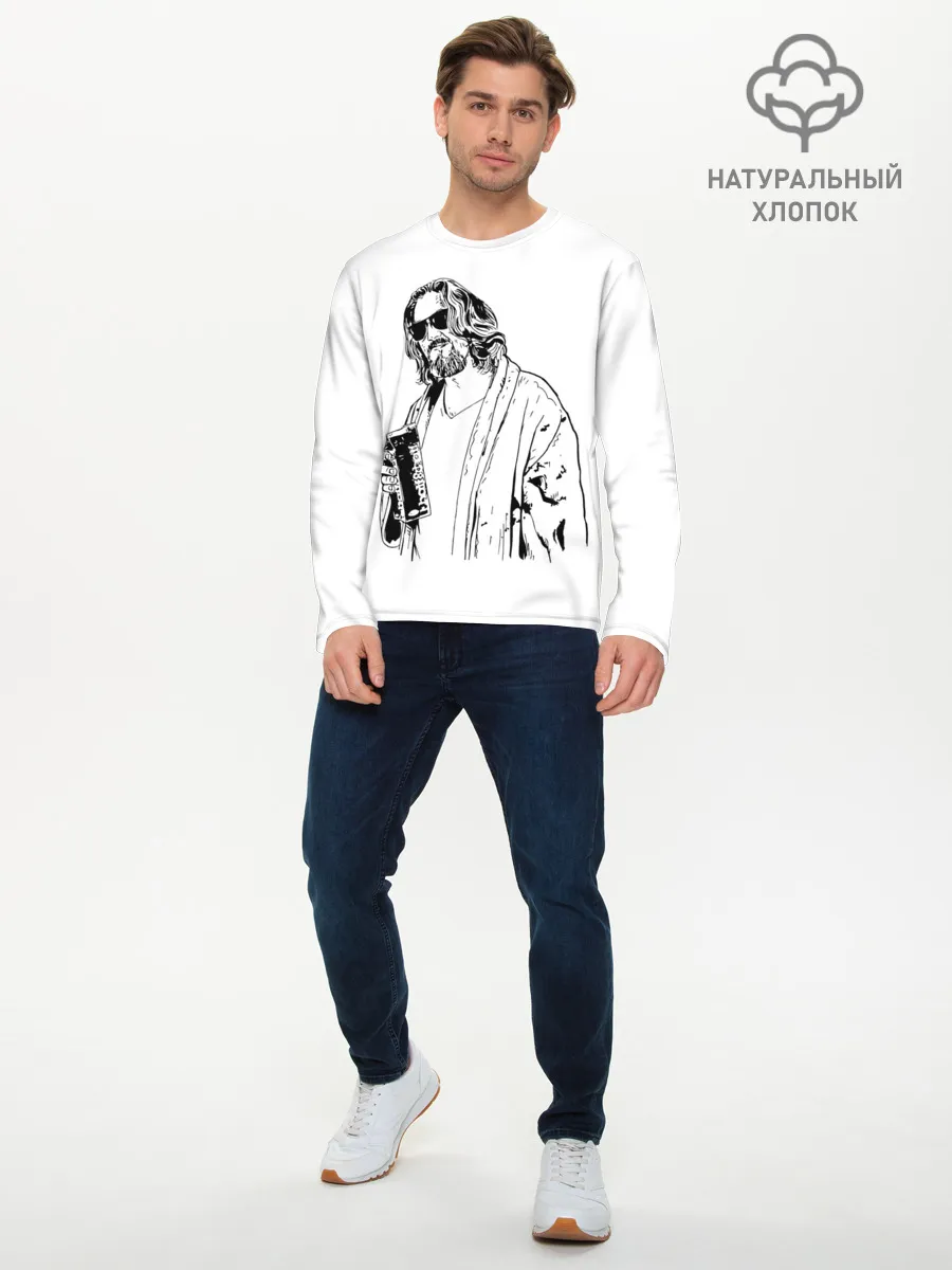 Мужской лонгслив базовый / Большой Лебовски | Big Lebowski