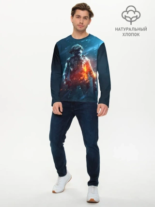 Мужской лонгслив базовый / BATTLEFIELD / Батлфилд