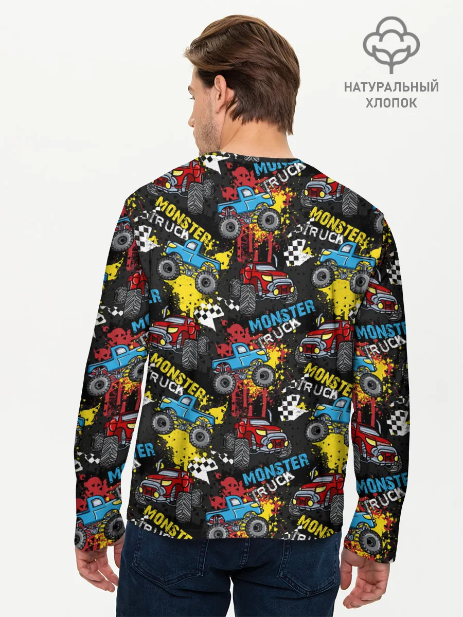 Мужской лонгслив базовый / MONSTER TRUCK