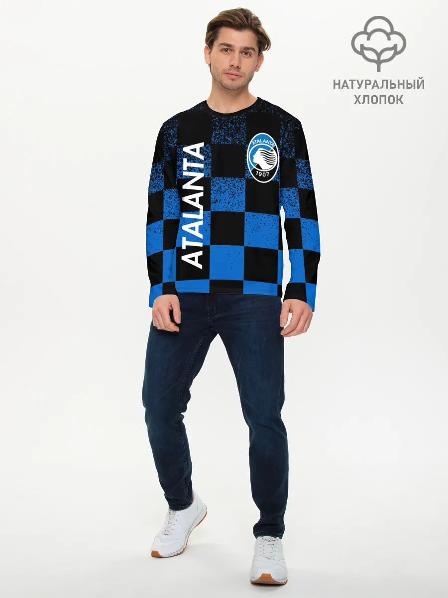 Мужской лонгслив базовый / FC ATALANTA / ФК АТАЛАНТА