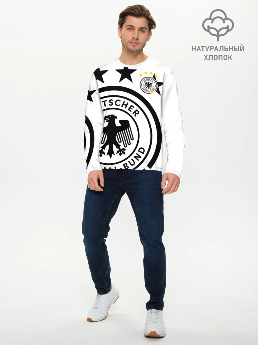 Мужской лонгслив базовый / Сборная Германии