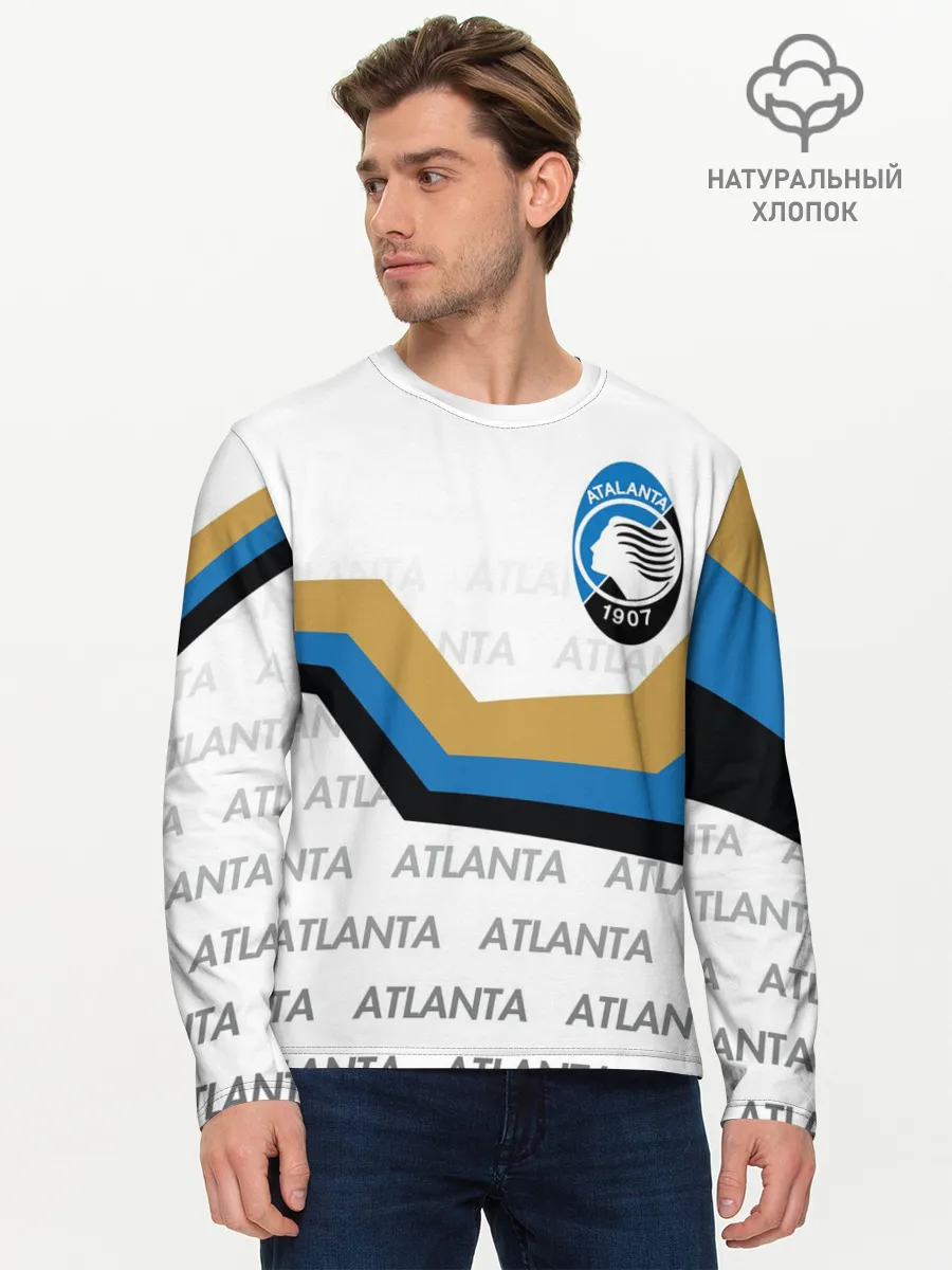 Мужской лонгслив базовый / FC ATALANTA / ФК АТАЛАНТА
