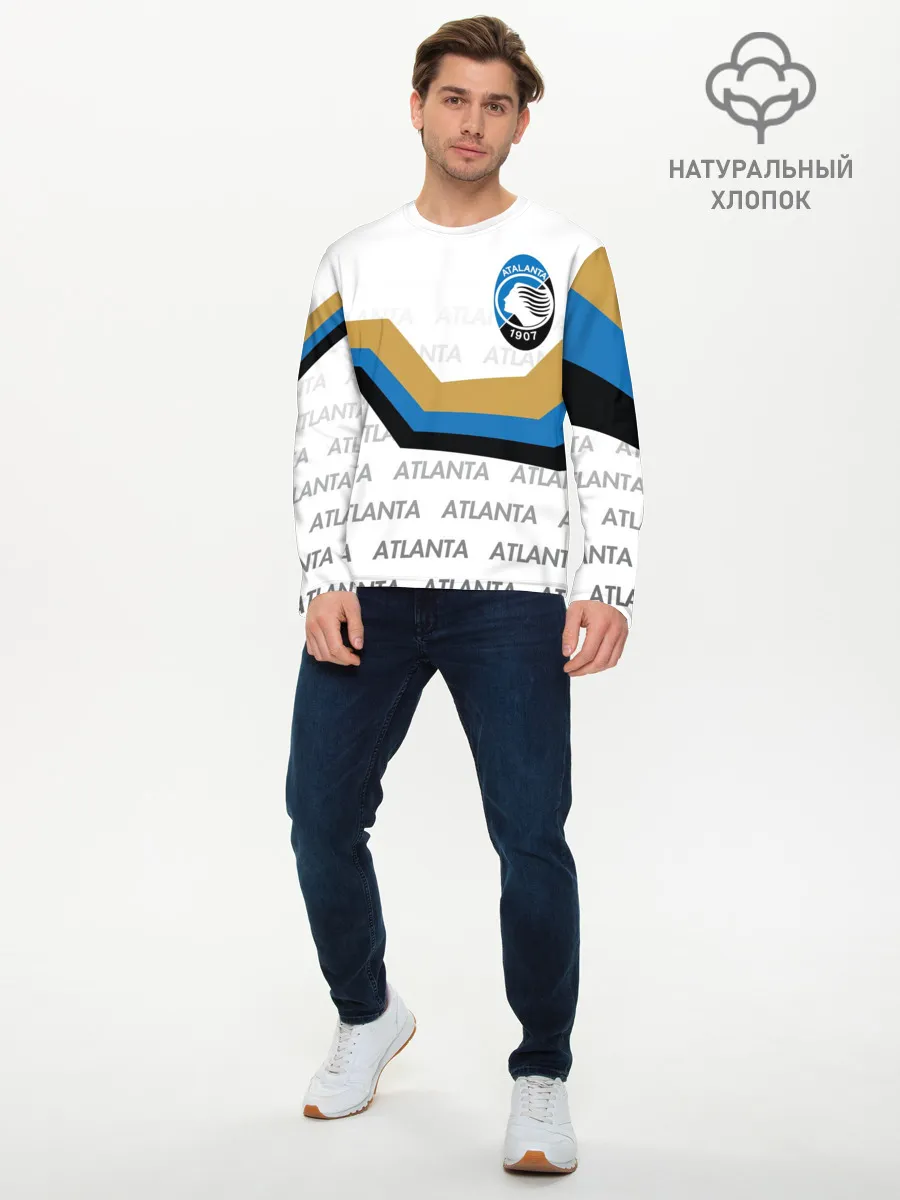 Мужской лонгслив базовый / FC ATALANTA / ФК АТАЛАНТА