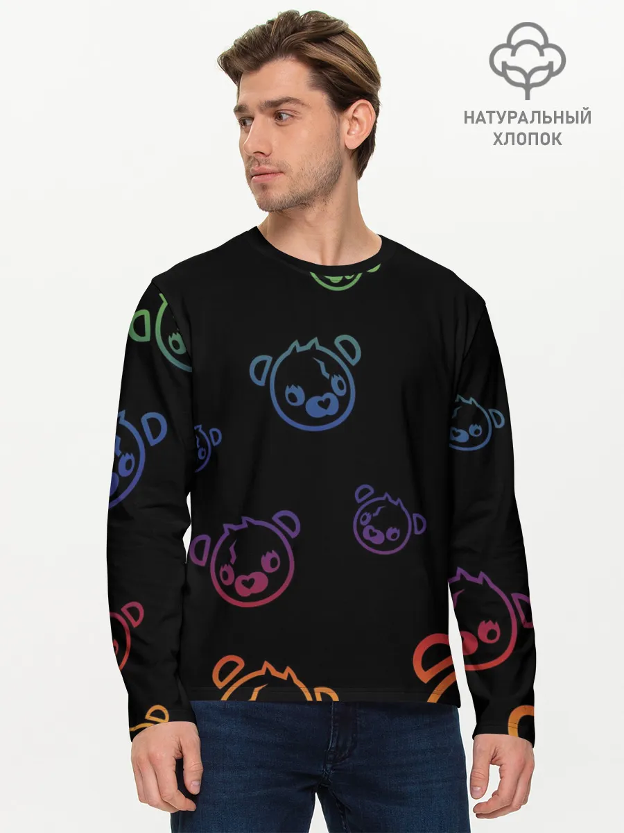 Мужской лонгслив базовый / Colorful Bear