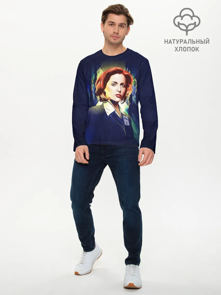Мужской лонгслив базовый / Dana Scully