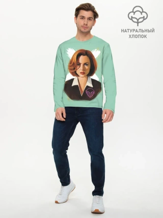 Мужской лонгслив базовый / Дана Скалли