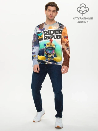 Мужской лонгслив базовый / Riders Republic