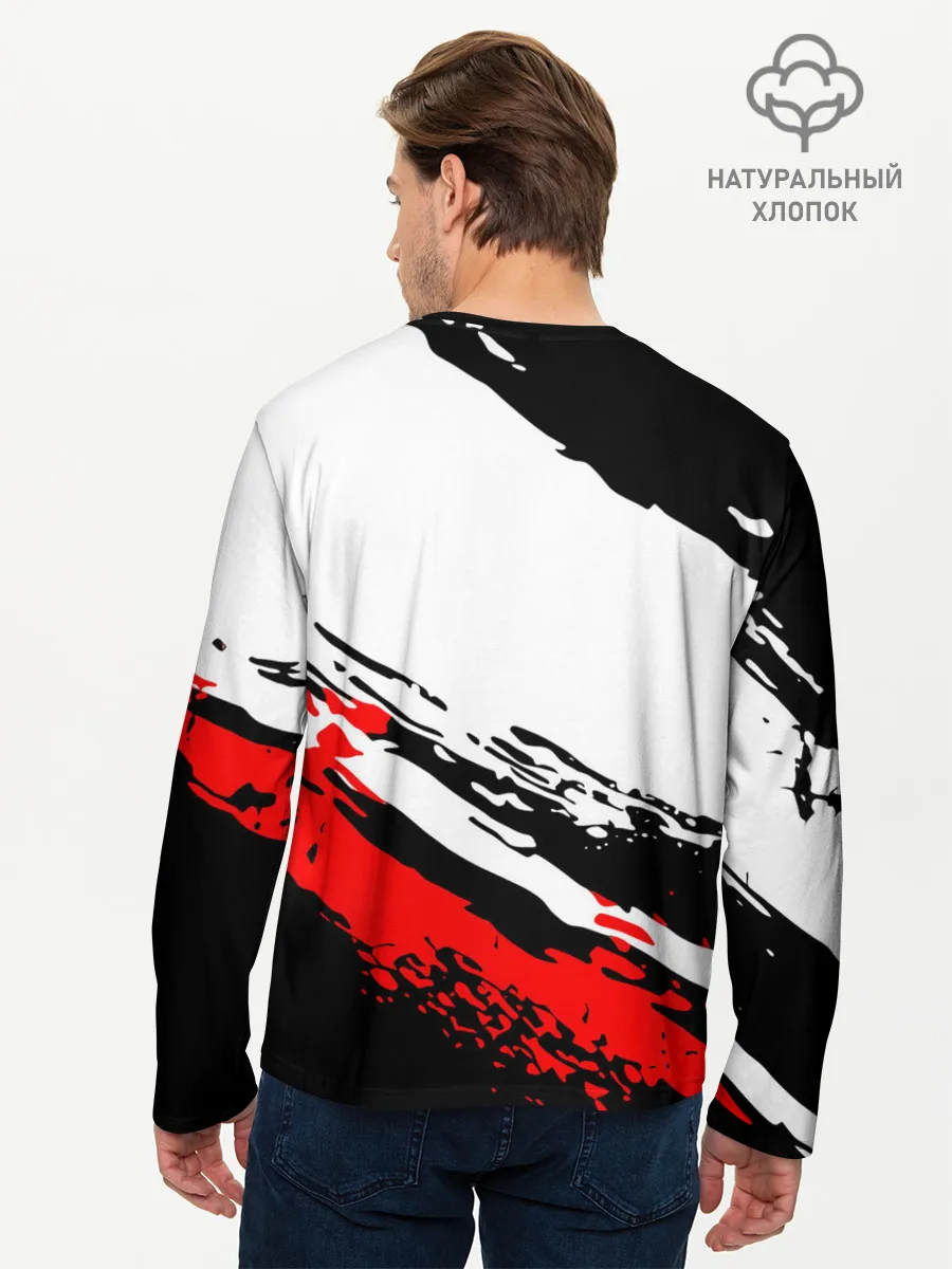 Мужской лонгслив базовый / Старшая Карасуно | ВОЛЕЙБОЛ!!