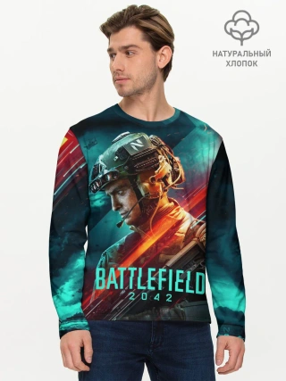 Мужской лонгслив базовый / Battlefield 2042 Soldier
