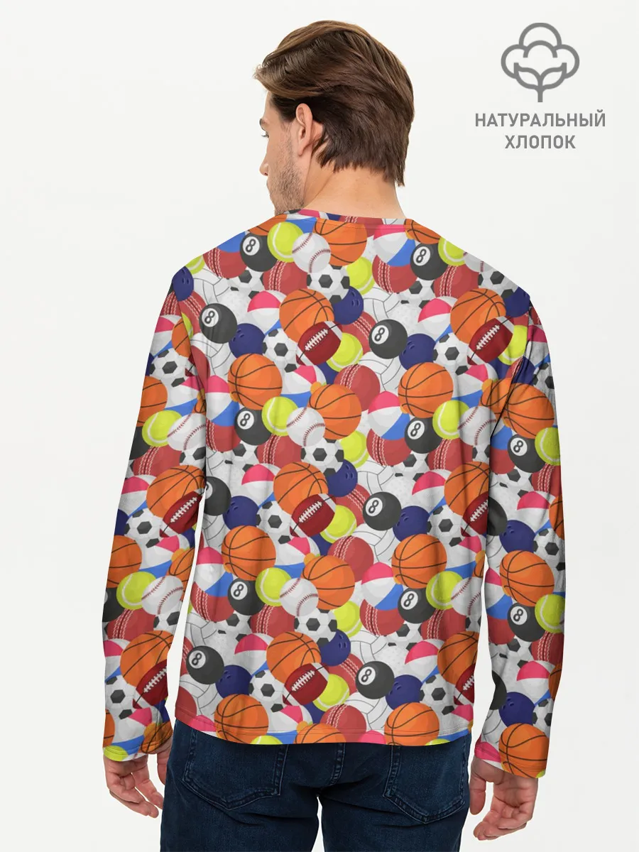 Мужской лонгслив базовый / Спорт