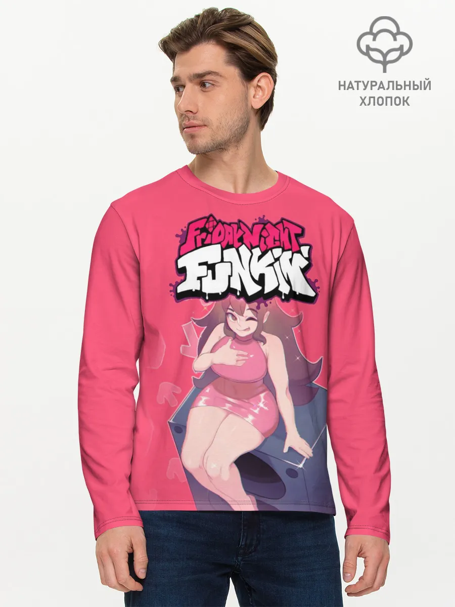 Мужской лонгслив базовый / FNF Girlfriend