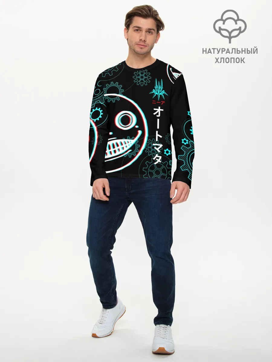 Мужской лонгслив базовый / Nier: Automata