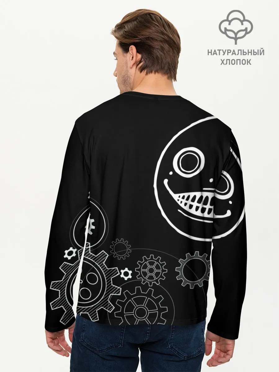 Мужской лонгслив базовый / 2B Nier: Automata