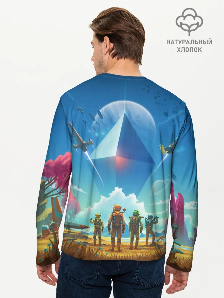 Мужской лонгслив базовый / NMS: Начало