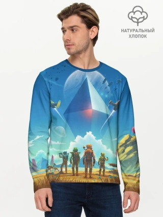 Мужской лонгслив базовый / NMS: Начало