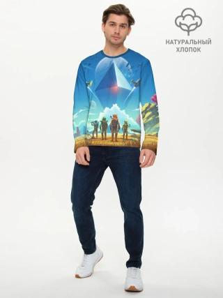 Мужской лонгслив базовый / NMS: Начало