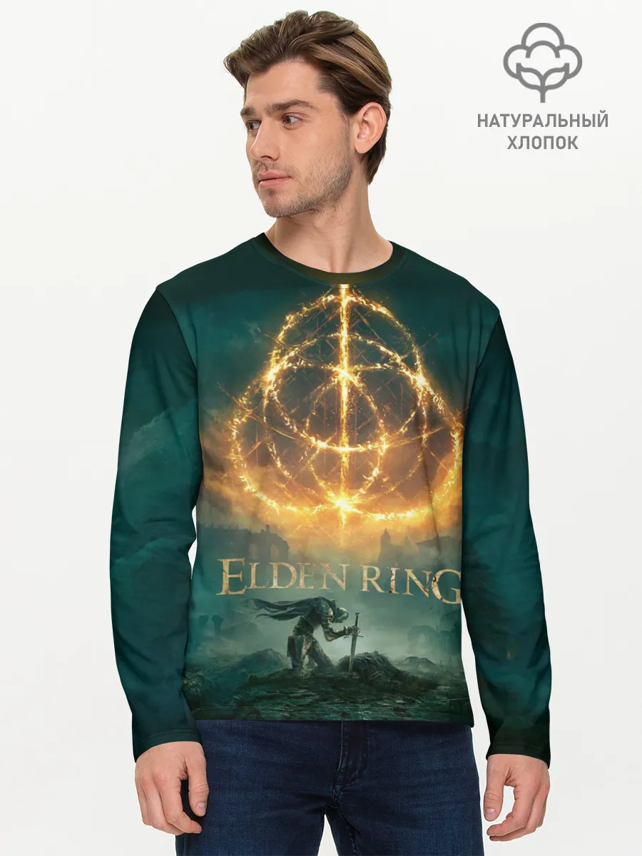 Мужской лонгслив базовый / Elden Ring key art