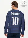 Мужской лонгслив базовый / Мбаппе в стиле формы Франции