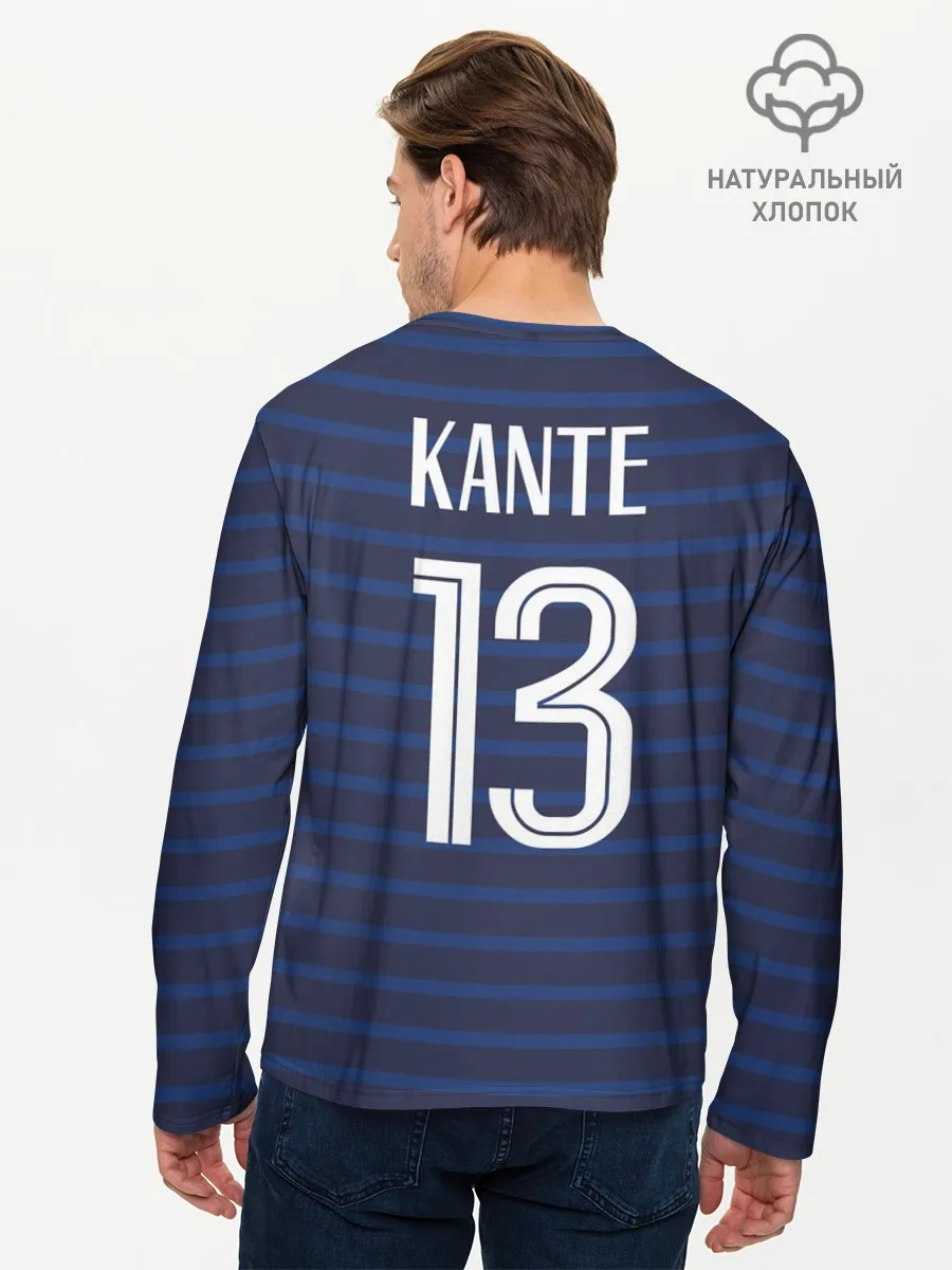 Мужской лонгслив базовый / Канте в стиле формы Франции