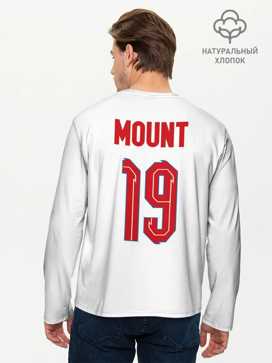 Мужской лонгслив базовый / Мэйсон Маунт форма Англия