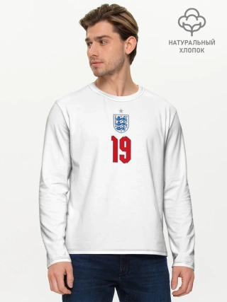 Мужской лонгслив базовый / Мэйсон Маунт форма Англия