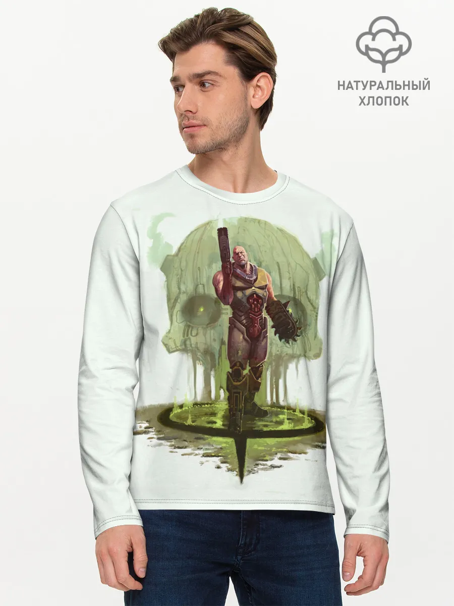 Мужской лонгслив базовый / Quake Champions