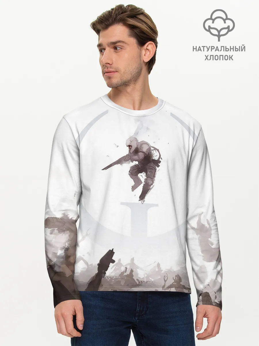 Мужской лонгслив базовый / Quake War