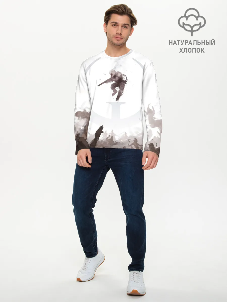 Мужской лонгслив базовый / Quake War