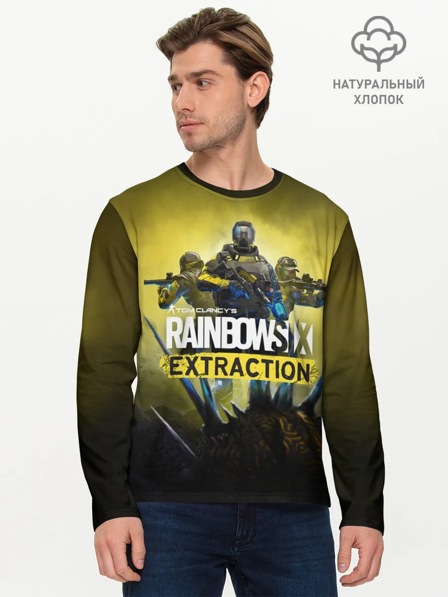 Мужской лонгслив базовый / Rainbow Six Extraction / Радуга 6 Эвакуация