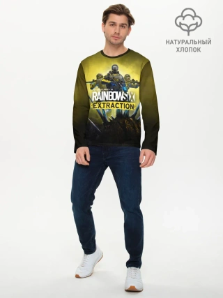 Мужской лонгслив базовый / Rainbow Six Extraction / Радуга 6 Эвакуация