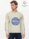 Мужской лонгслив базовый / Nasa x Rocket league