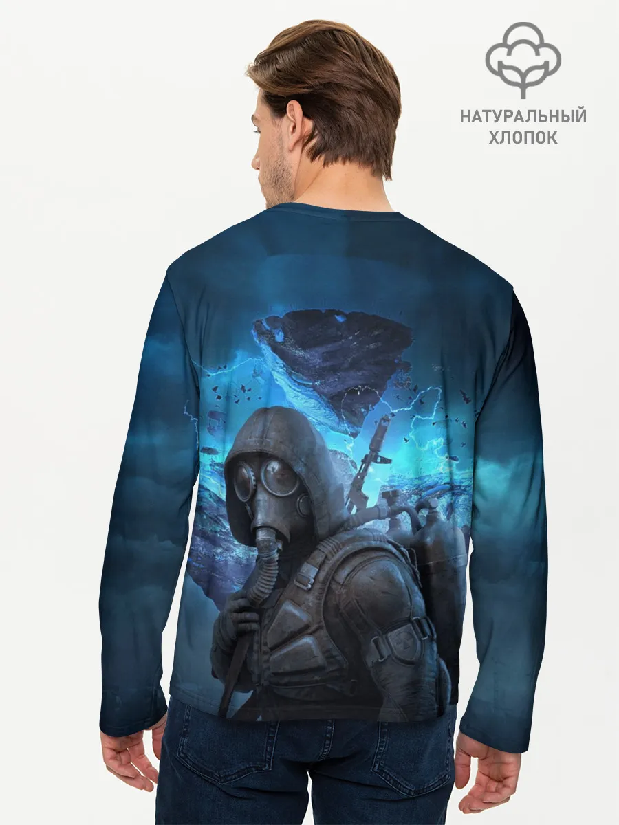 Мужской лонгслив базовый / Сталкер 2 Сердце Чернобыля DE